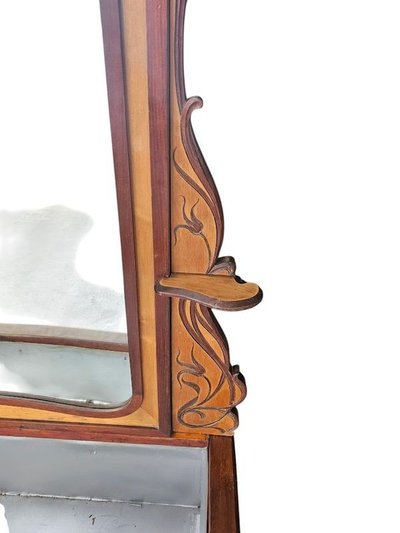 Console Art Nouveau Ecole de Nancy "Ortensie