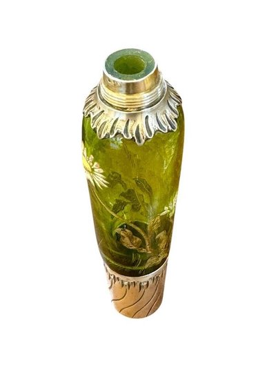 Emile Gallé Flacon à Sel art Nouveau "Marguerites"