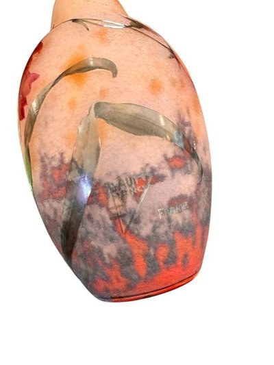 Vaso Daum Nancy Art Nouveau "Aux Campanules