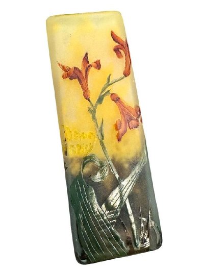 Vaso Daum Nancy Art Nouveau "Jacinthes
