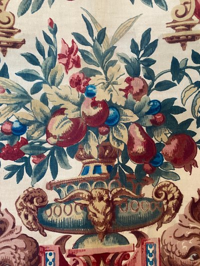 Coupon di tessuto d'epoca Napoleone III
