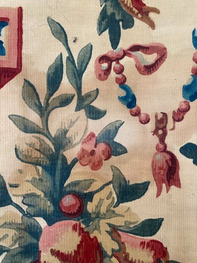 Coupon di tessuto d'epoca Napoleone III