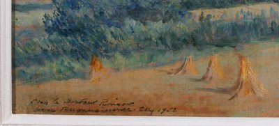 Eugène-Paul ULLMAN 1877-1953 Paesaggio della Bretagna, Paimpol? dipinto, 1940
