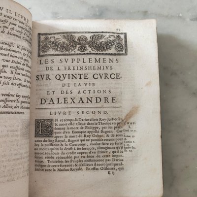 Quinte Curce de la vie et des actions d'Alexandre le Grand