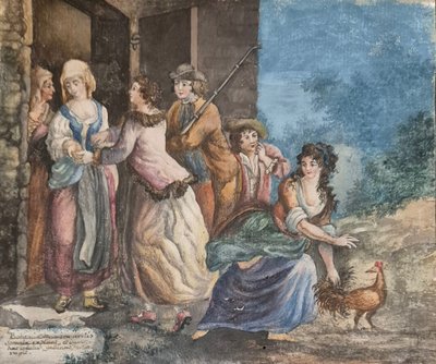 The Bohemians of the French school of the 18th century