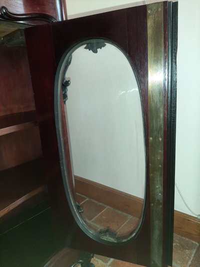 Vitrine Napoléon III en Acajou- vers 1880