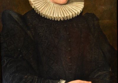 Santi Di Tito (Sansepolcro 1536 - Florence 1603) Portrait De Noble Dame Avec Un Livre