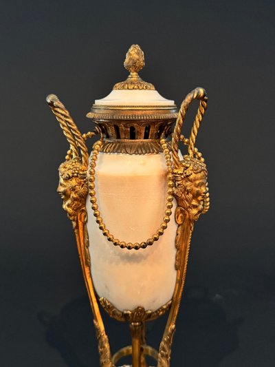 Pair of large Louis XVI period incense burners.