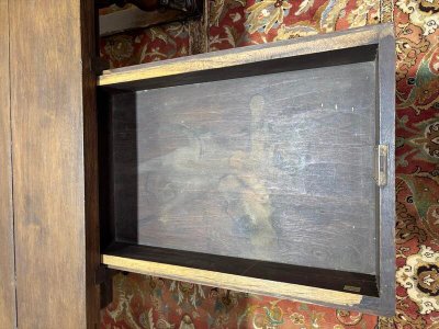 Table de changeur en chêne 