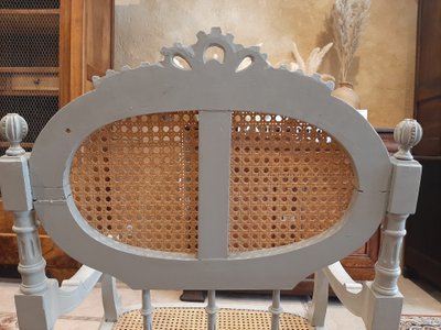 Fauteuil Canné Style Louis XVI - Fin XVIIIème