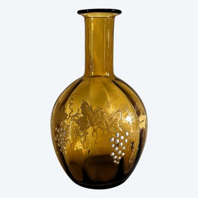 Baccarat Kristallkaraffe und Teller, 19. Jahrhundert