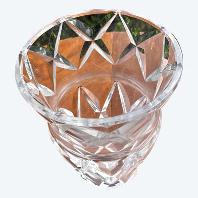Vase aus Baccarat-Kristall, 18 cm.