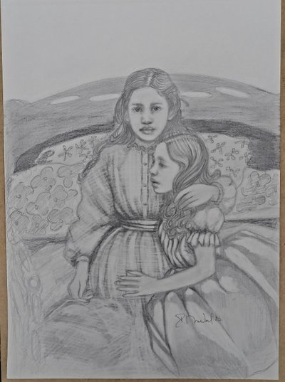 Portraits of two sisters