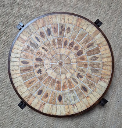 Table Basse Circulaire Roger Capron
