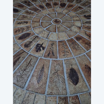 Table Basse Circulaire Roger Capron