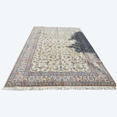 Tappeto Nain antico – Toni bianco sporco – 300 x 200 cm