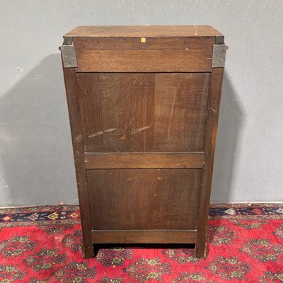 Splendide commode en ronce de noyer du XIXe siècle