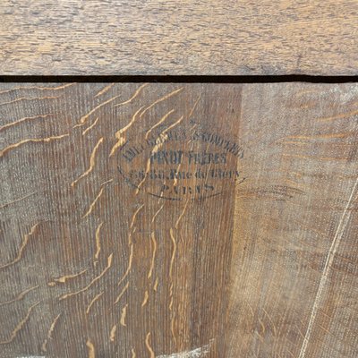 Splendide commode en ronce de noyer du XIXe siècle