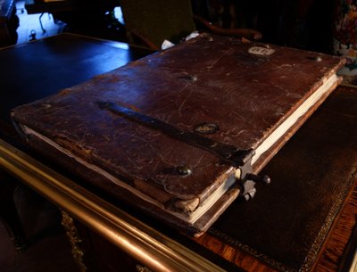 Large mass antiphonary of 260 pages, dated 1736