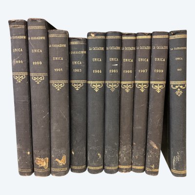 Livre ancien La cassation unique - Revue juridique de Rome - 1895