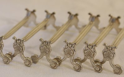 Silver plated knife holder Christistofle 