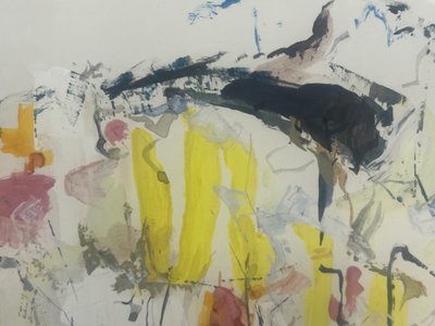 Tableau Jean Claude LIBERT  1917-1995 Abstraction lyrique Moly Sabata élève d'Albert Gleizes Avignon