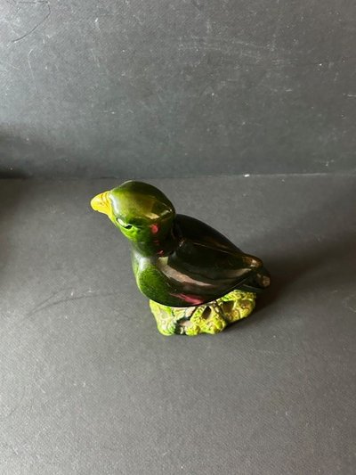 Chine - Perroquet - Grès émaillé