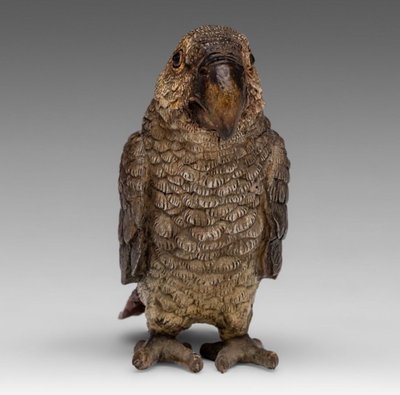 Parrot Geschützt - Bergmann - Scultura in bronzo proveniente da Vienna