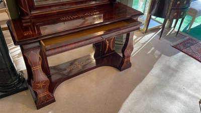 Consolle e specchio del periodo Restaurazione, XIX secolo