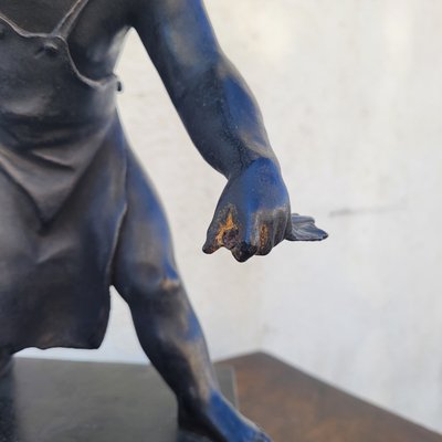 Groupe En Bronze Amours Forgerons, XIXème Siècle