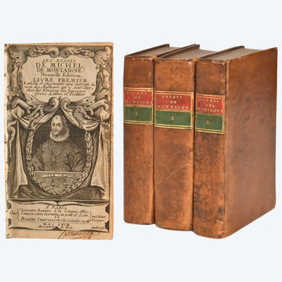 Michel de MONTAIGNE "The Essays" Edition Rondet, Journel and Chevillion in Paris, 1659 and 1669