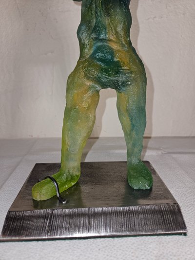 Glass paste sculpture attributed to Daum - Unique piece - 20th century -