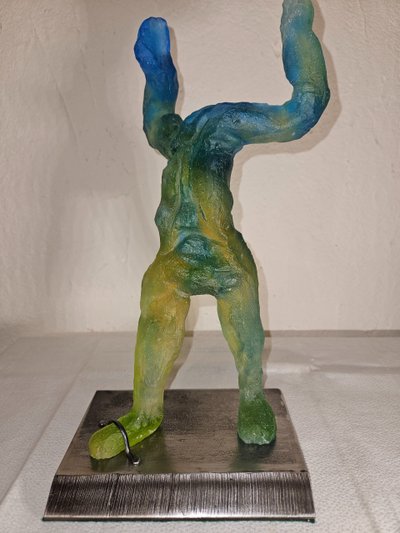 Glass paste sculpture attributed to Daum - Unique piece - 20th century -