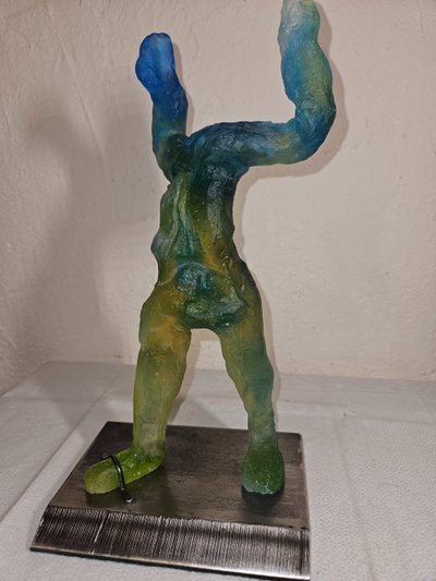 Glass paste sculpture attributed to Daum - Unique piece - 20th century -
