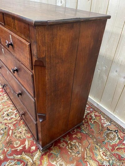 Cassetto di quercia di cassetti e stile inglese in noce