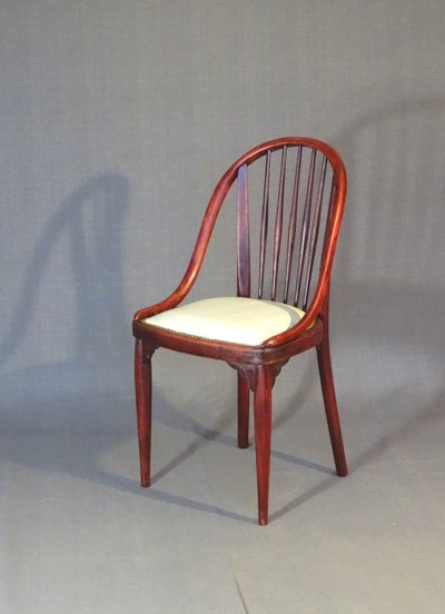Chaise/fauteuil Thonet N°A846, 1928/30 ,Otto Prutscher assise cuir 