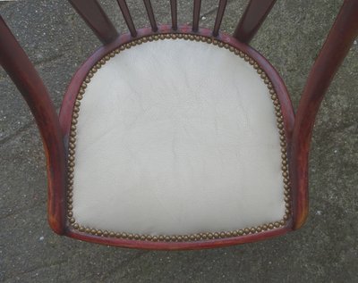 Chaise/fauteuil Thonet N°A846, 1928/30 ,Otto Prutscher assise cuir 