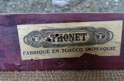 Chaise/fauteuil Thonet N°A846, 1928/30 ,Otto Prutscher assise cuir 