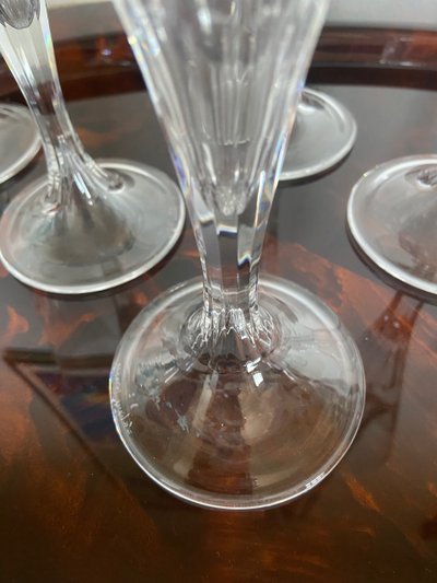 Lalique champagne flutes