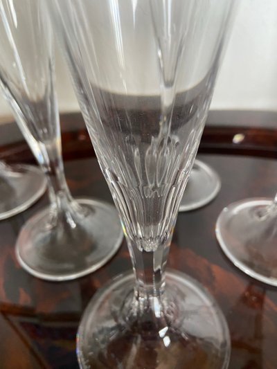 Lalique champagne flutes