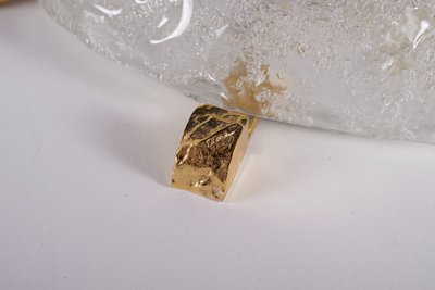 Murano and Gilded Brass Ceiling Light