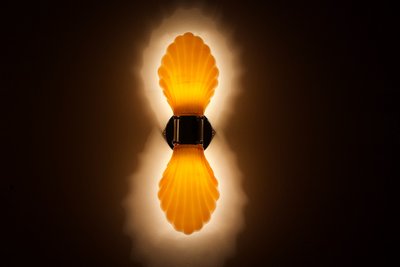 Pair of Italian “Shell” Wall Lights