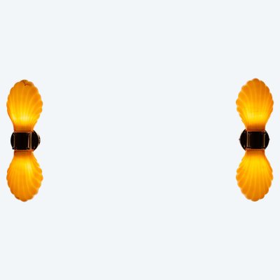 Pair of Italian “Shell” Wall Lights