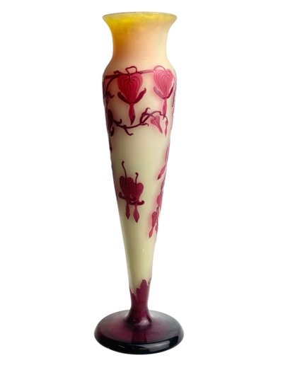 Emile Gallé Vase ” Cœurs de Marie”