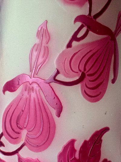 Emile Gallé Vase ” Cœurs de Marie”