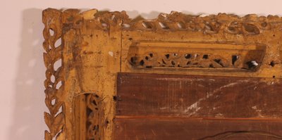18th Century Italian Mirror In Gilded Wood