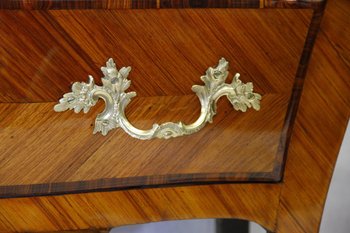 Commode Marquetée, XVIIIe Siècle (fin Régence)