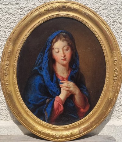 Ecole française du XVIIe siècle (D'après Charles DE LA FOSSE) - Vierge d e l'Annonciation