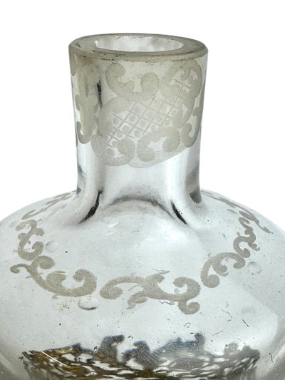 Crystal Perfume Bottle - Veyrat Goldsmith Hallmark