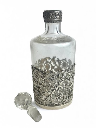 Crystal Perfume Bottle - Veyrat Goldsmith Hallmark